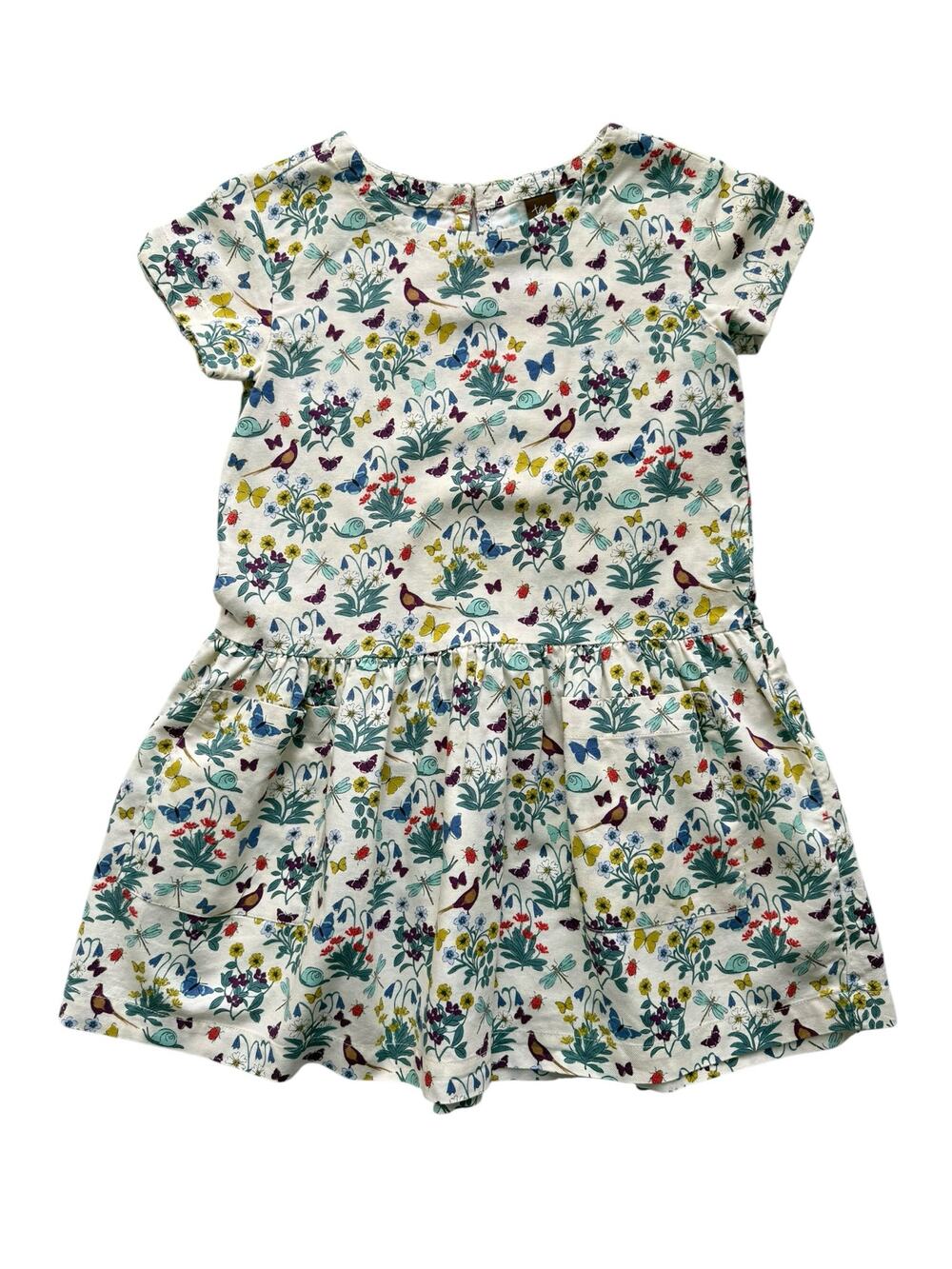 Tea Collection Scotland Heather Woven Pocket Dress Size 6